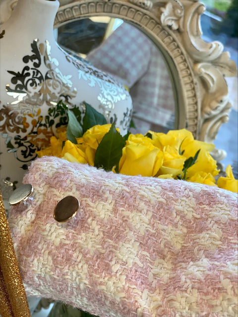 Rosé Elegance Зимно палто от букле в розово