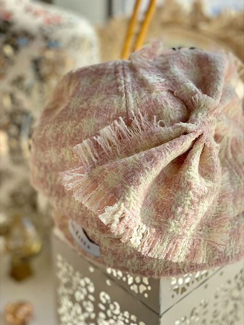Rosé Elegance Шапка от букле