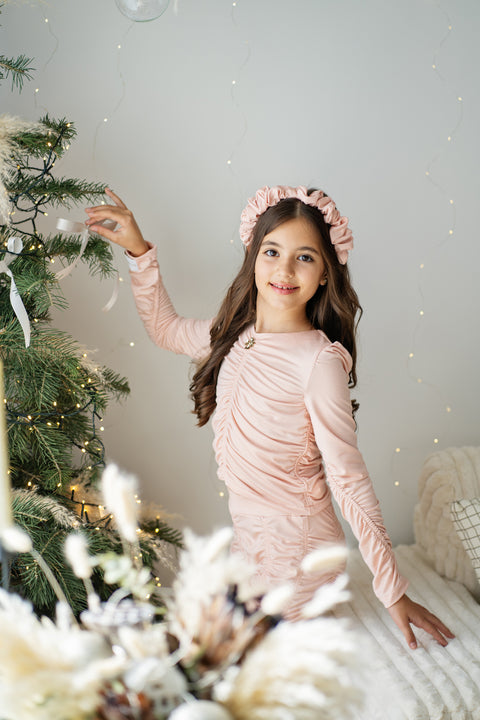 Pink Crush Top Детски розов топ с набор