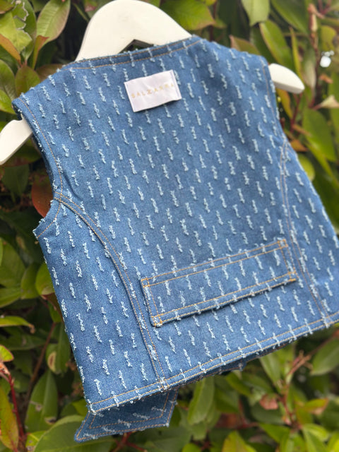 Blue Blossom Eлек от деним