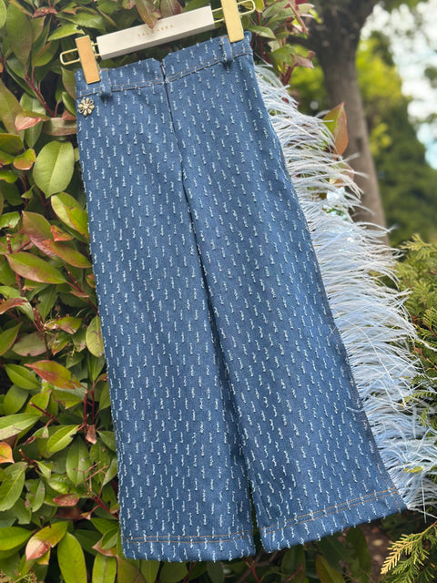 Blue Blossom Eлек от деним