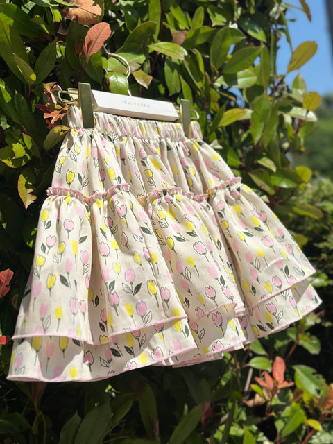 Tulip Dream tulip flared skirt