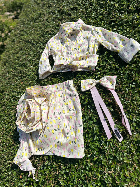 Tulip Dream tulip flared skirt