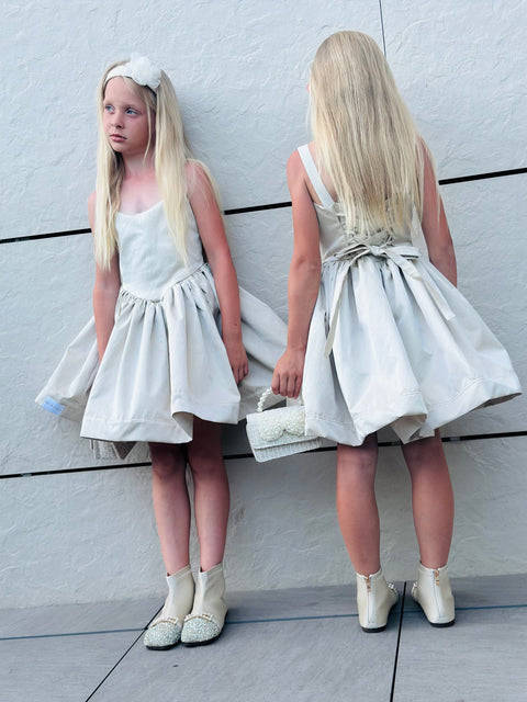 Vanilla Mist Κομψό φόρεμα σε απαλό βανίλια χρώμα