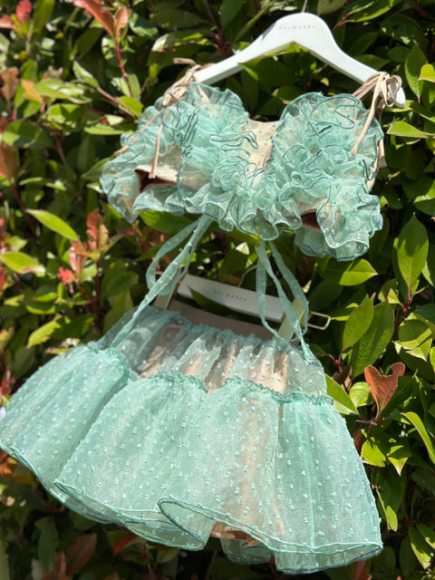 Fairy Dew Top Детски crop топ с къдри