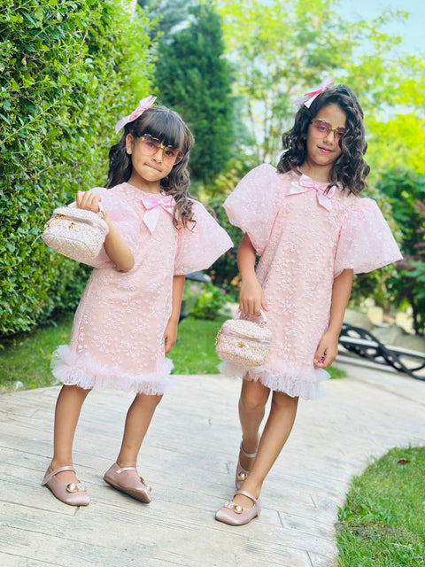 Rosalie Bloom Детска рокля в розово