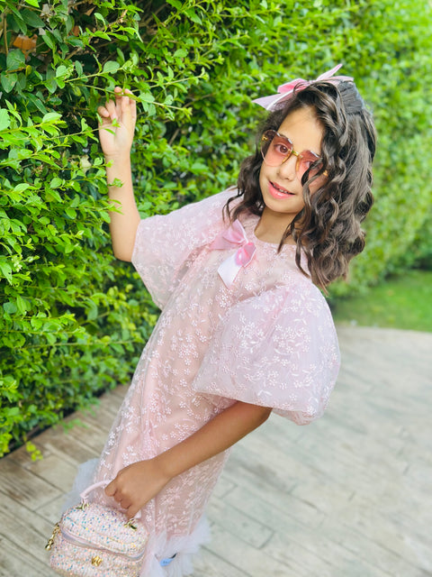 Rosalie Bloom Детска рокля в розово