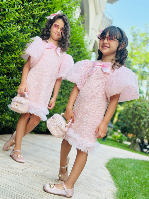 Rosalie Bloom Детска рокля в розово