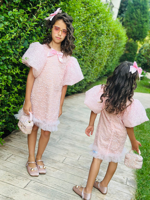 Rosalie Bloom Детска рокля в розово