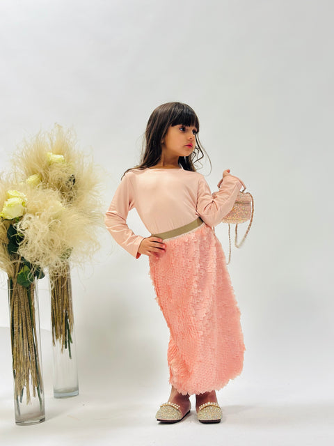 Rosé Mist Top Блуза в пепел от розово