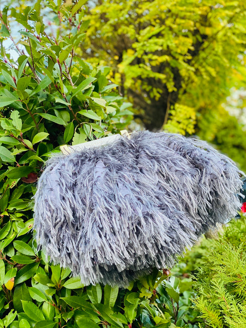 Silver Twirl skirt in gray