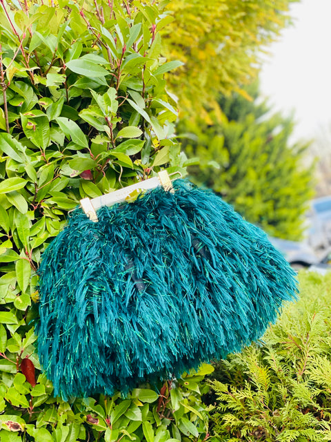 Silver Twirl skirt in gray