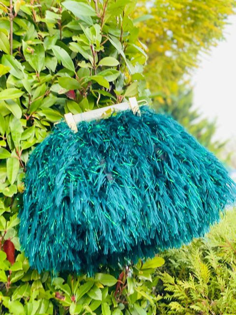 Silver Twirl skirt in gray