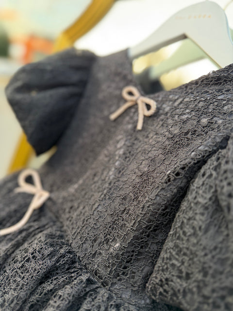 Emera Black lace dress