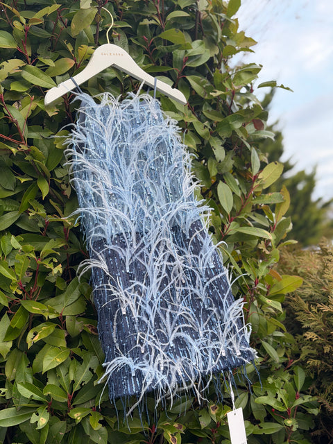 Blue Feather Spark Рокля