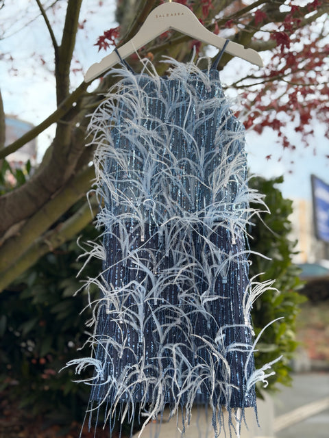 Blue Feather Spark Рокля