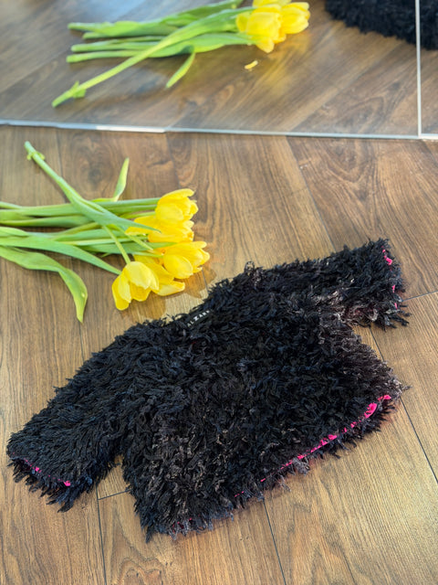 Catania Черна блуза с перца