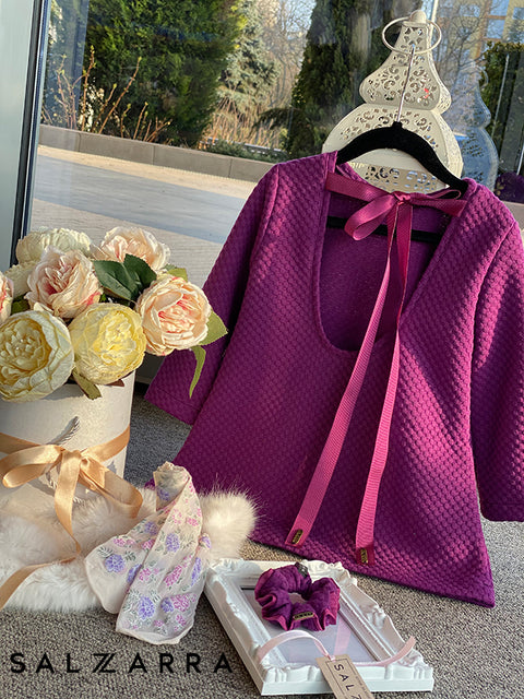 Purple Grace Dress Детска лилава рокля