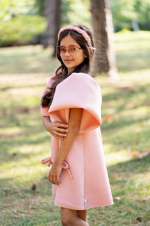 Blush Symphony Dress Children's pink neoprene dress