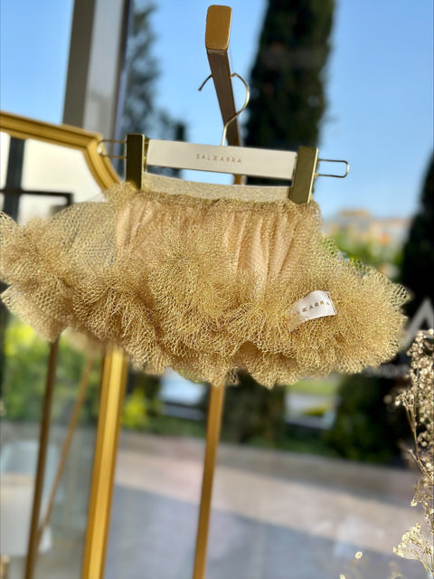 Golden Mist Златиста пола от мрежа