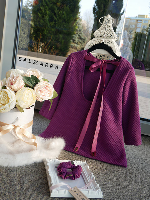 Purple Grace Dress Детска лилава рокля