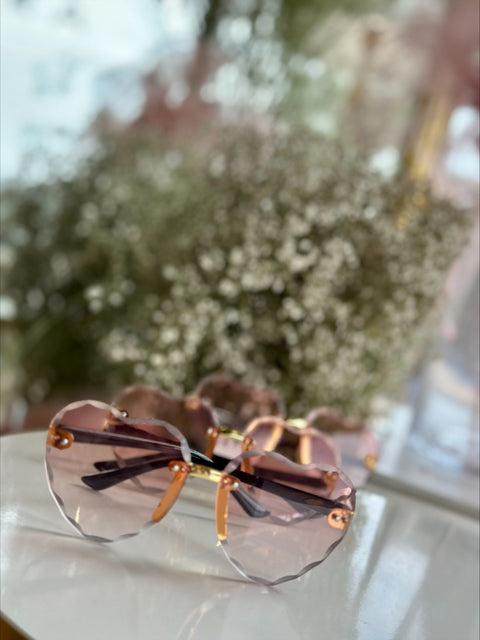 Rosé Shine Glasses Слънчеви очила с розови стъкла