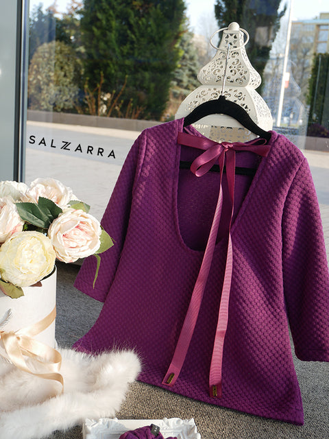 Purple Grace Dress Детска лилава рокля