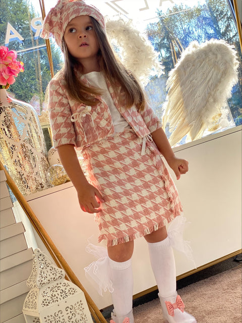 Tulle Kiss White Socks with white ribbons