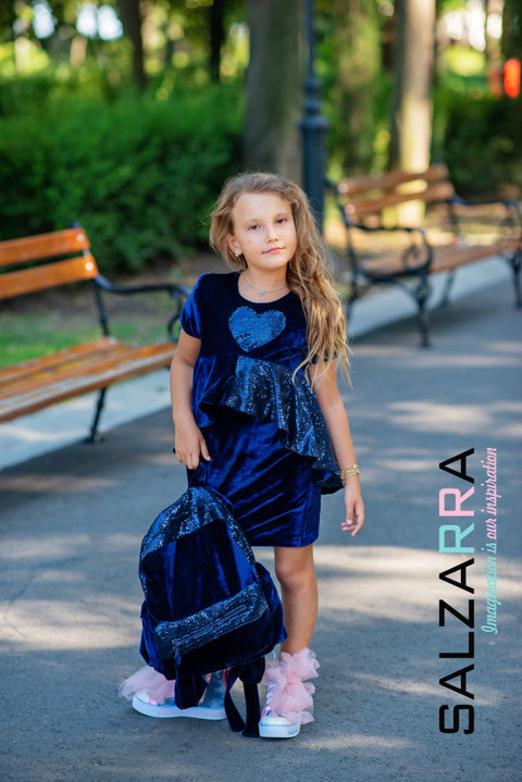 Velvet Heart Dress Рокля от кадифе
