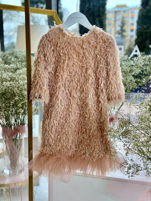 Vienna Glow Dress Детска рокля в беж