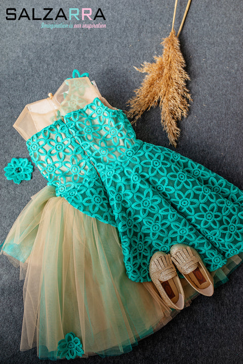 Baby in green Рокля