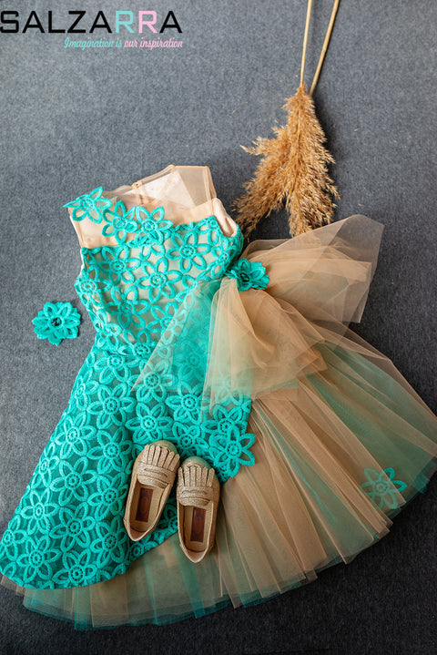 Baby in green Рокля