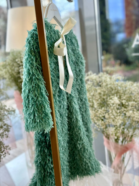 Edera Children's dress feathers and tulle