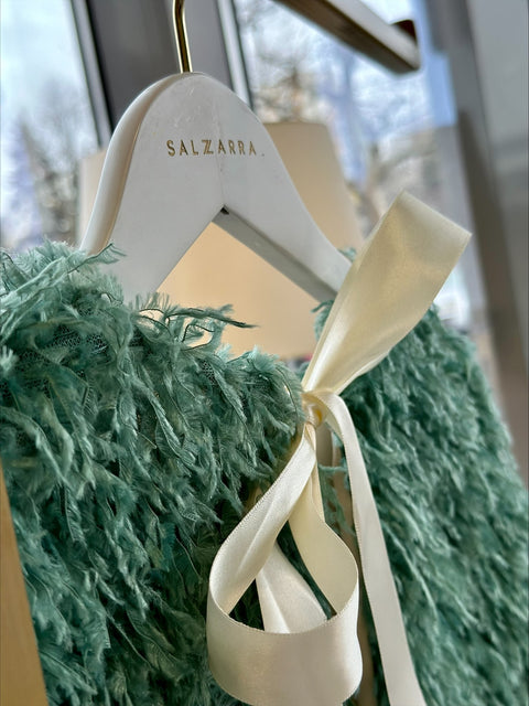 Edera Children's dress feathers and tulle