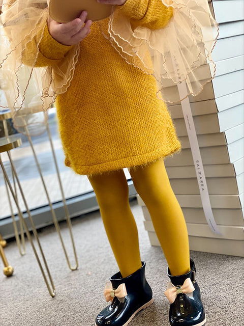 Golden Aura Tunic in mustard