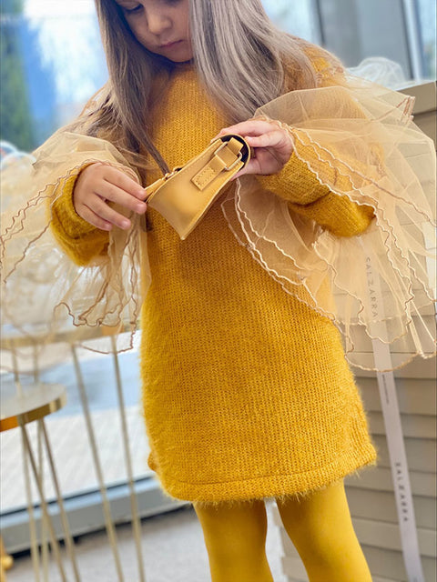 Golden Aura Tunic in mustard