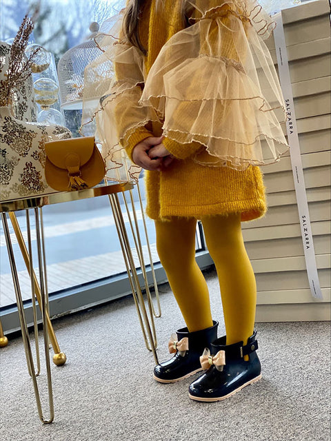 Golden Aura Tunic in mustard