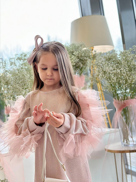 Morena Детска рокля плетиво