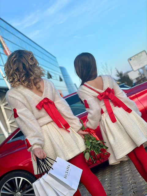 Heart Glow Knitted sweater  