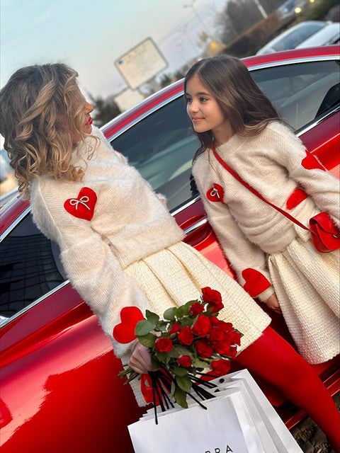 Heart Glow Knitted sweater  