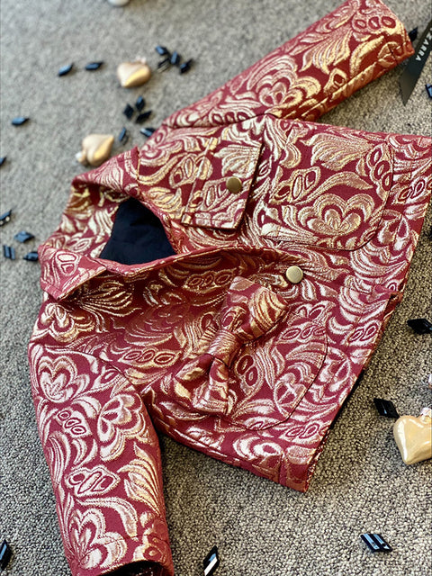 Burgundy Éclat Hair Accessory