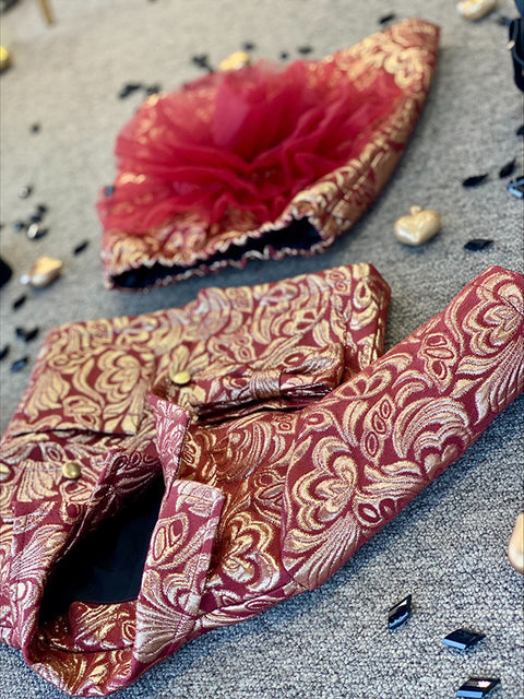 Burgundy Éclat Hair Accessory