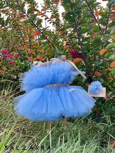 Blue Shadow Луксозна Рокля