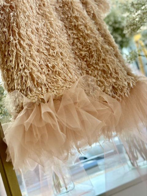 Vienna Glow Children's dress in beige