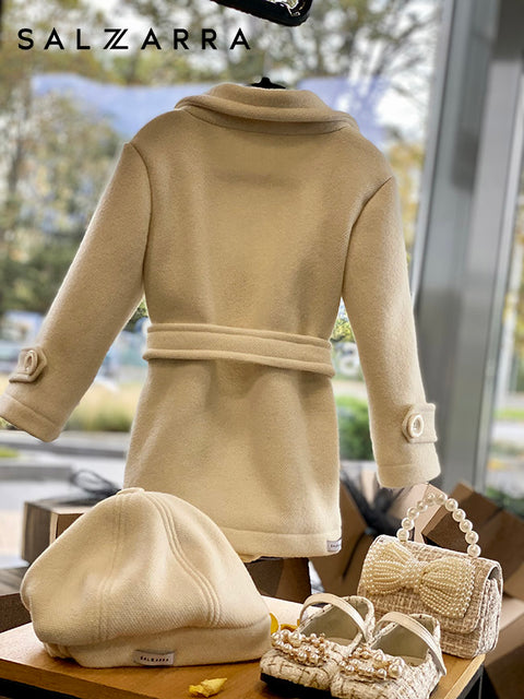 Soft Aura Coat Children's wool coat