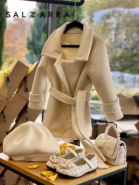 Soft Aura Coat Children's wool coat