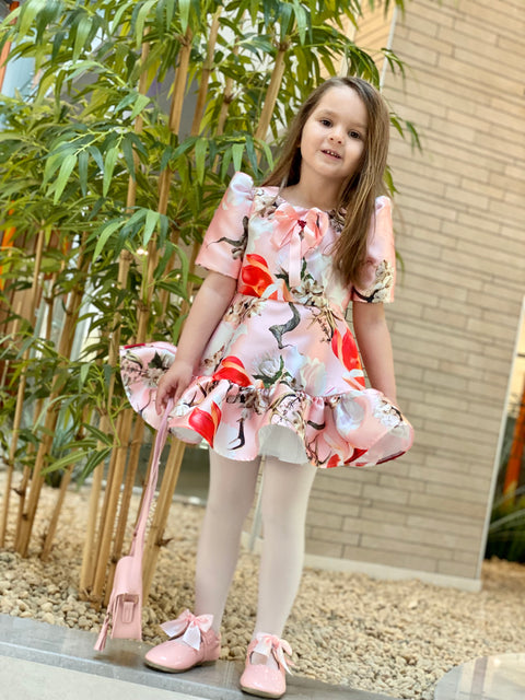 Amara Blossom Dress Children's dress in pink