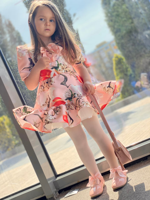 Amara Blossom Dress Children's dress in pink