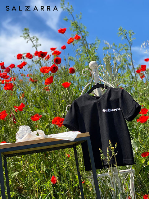 Noir Tee Детска тениска в черно