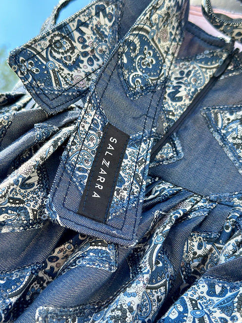 Denim Bloom Детска рокля деним